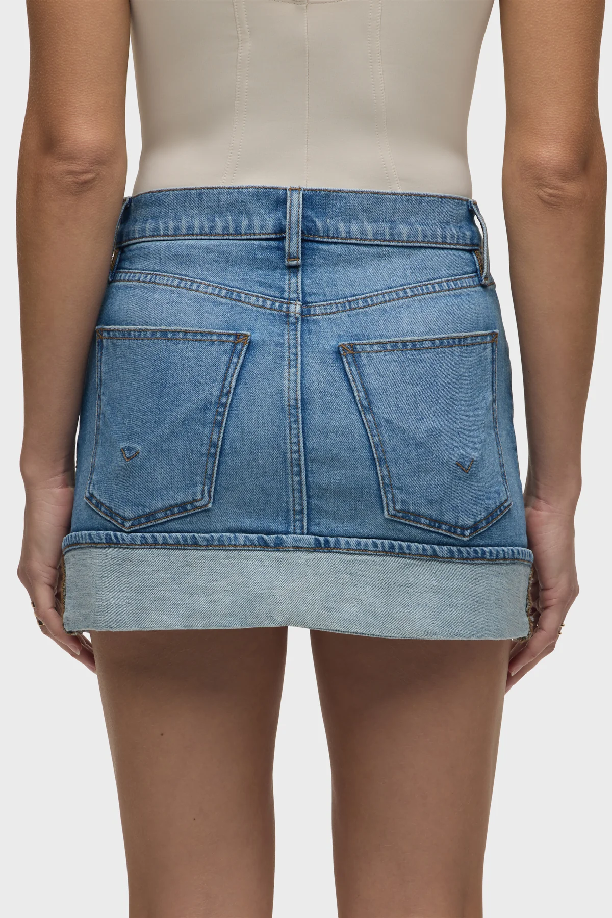 Cuff Mini Skirt - Image 5