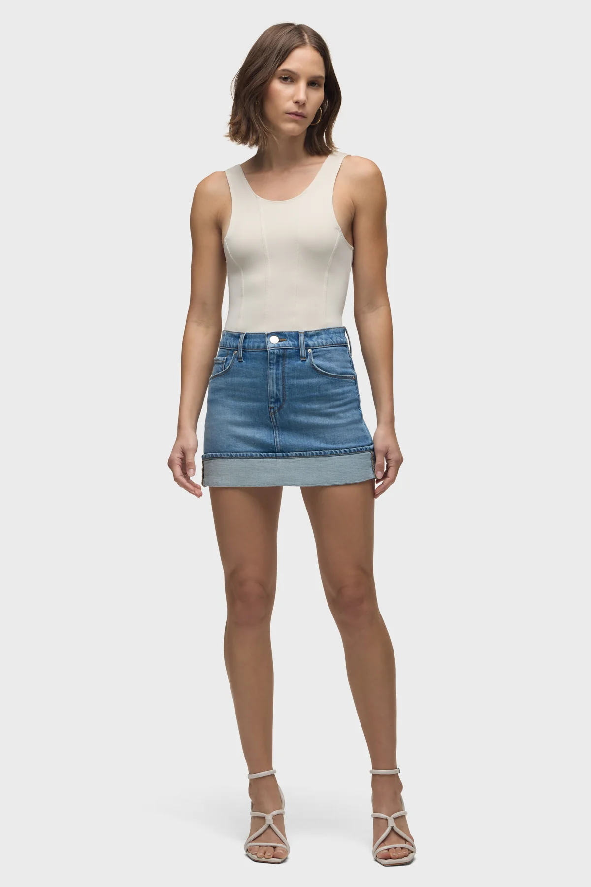 Cuff Mini Skirt - Image 6
