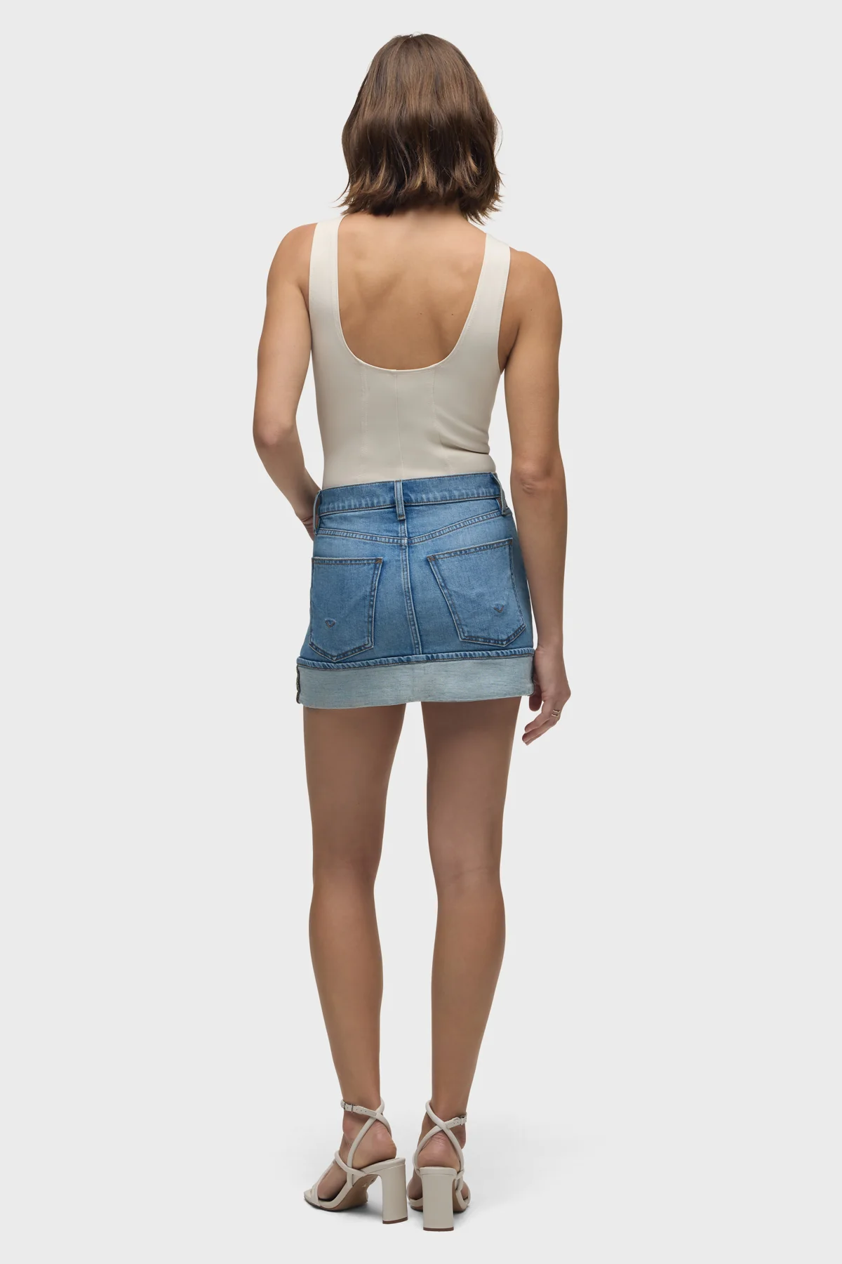 Cuff Mini Skirt - Image 8