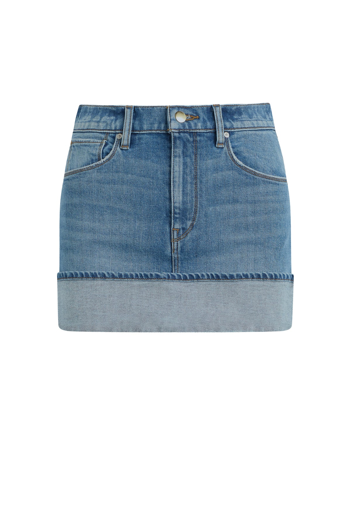 Cuff Mini Skirt - Image 9