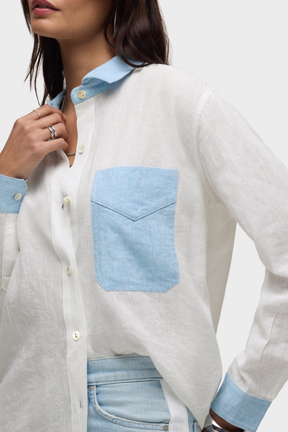Oversized Button Down Shirt - Image 4