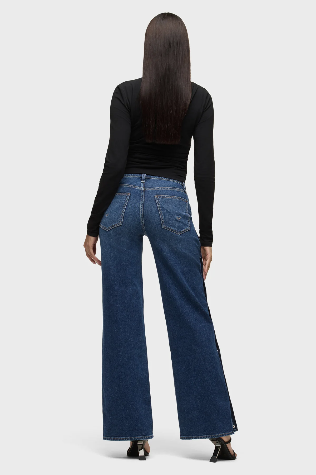 Rosie Side Seam Snaps Wide Leg - Image 7
