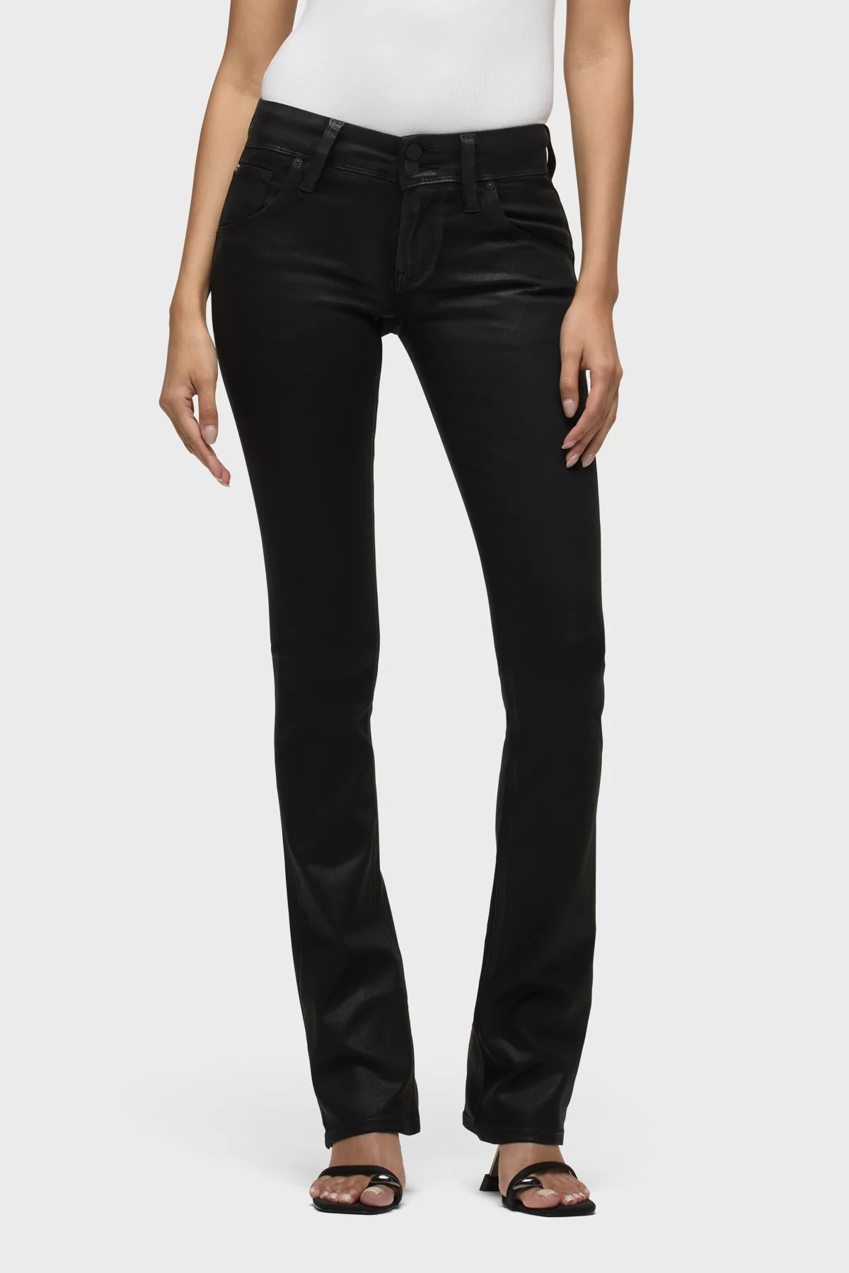 Beth Coated Flap Pocket Baby Bootcut - Image 2
