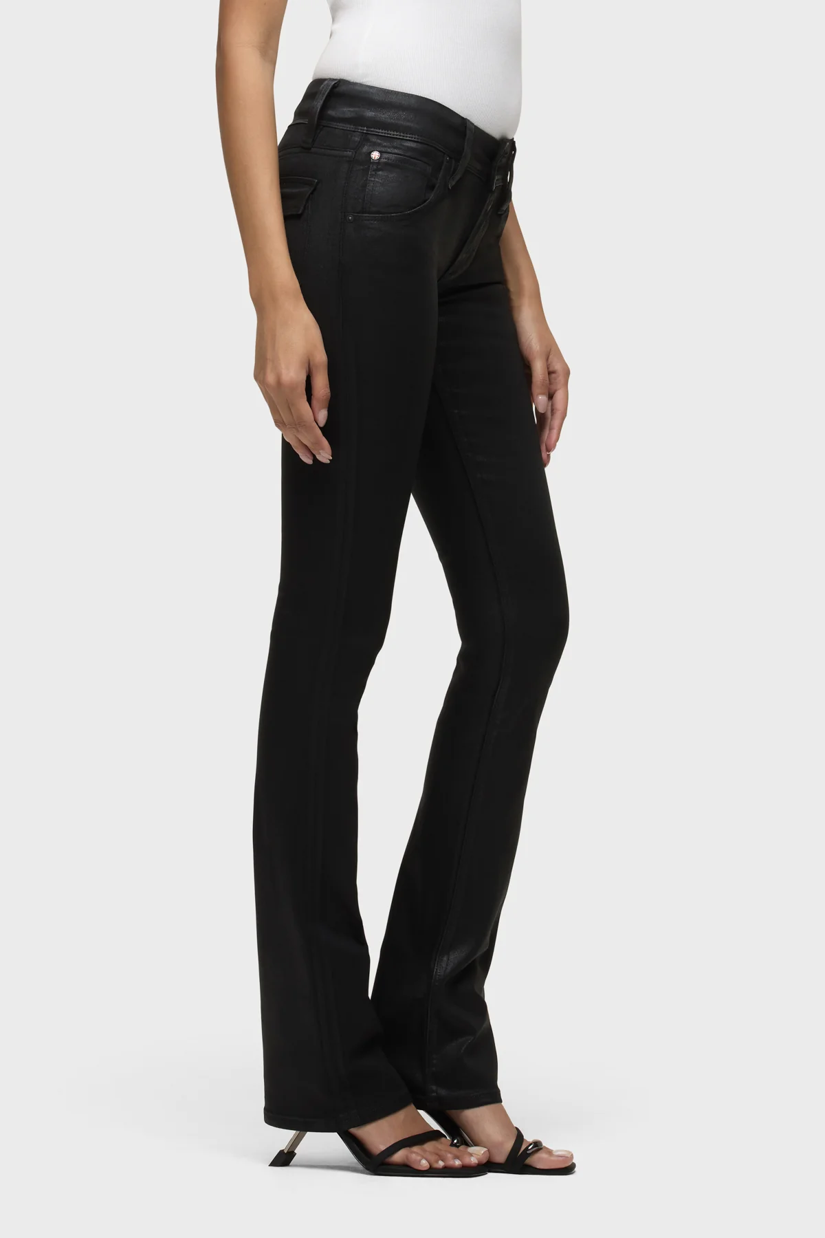 Beth Coated Flap Pocket Baby Bootcut - Image 3