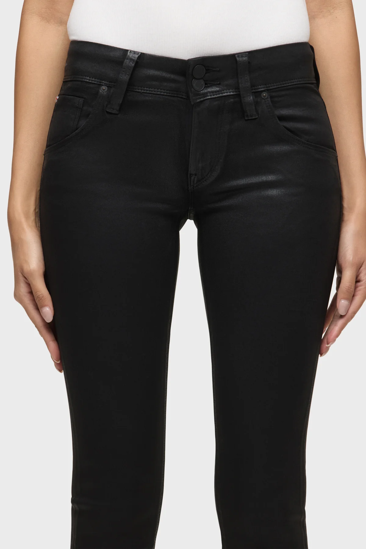 Beth Coated Flap Pocket Baby Bootcut - Image 5
