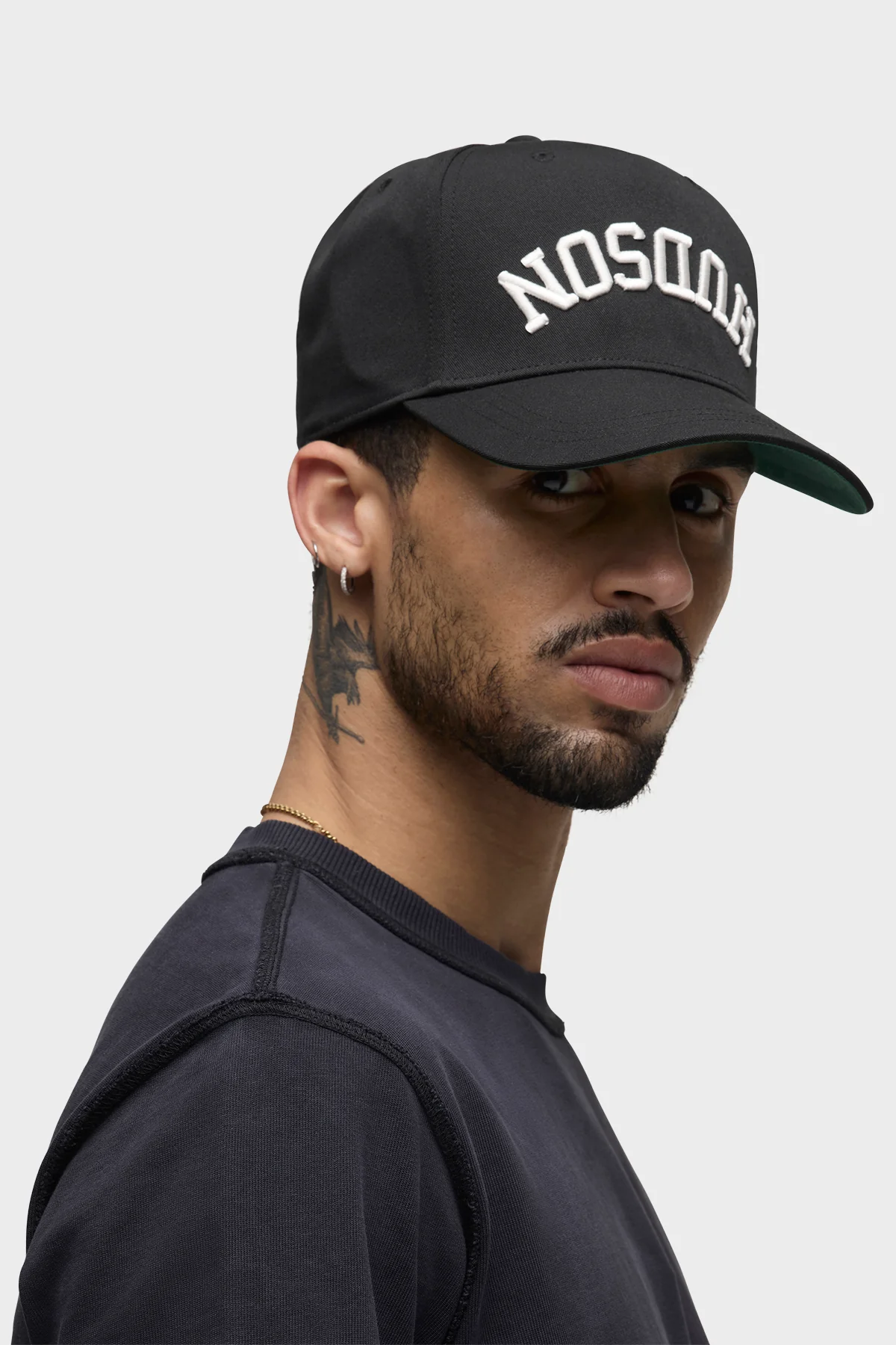 Reversed Hudson Snapback Cap - Image 3