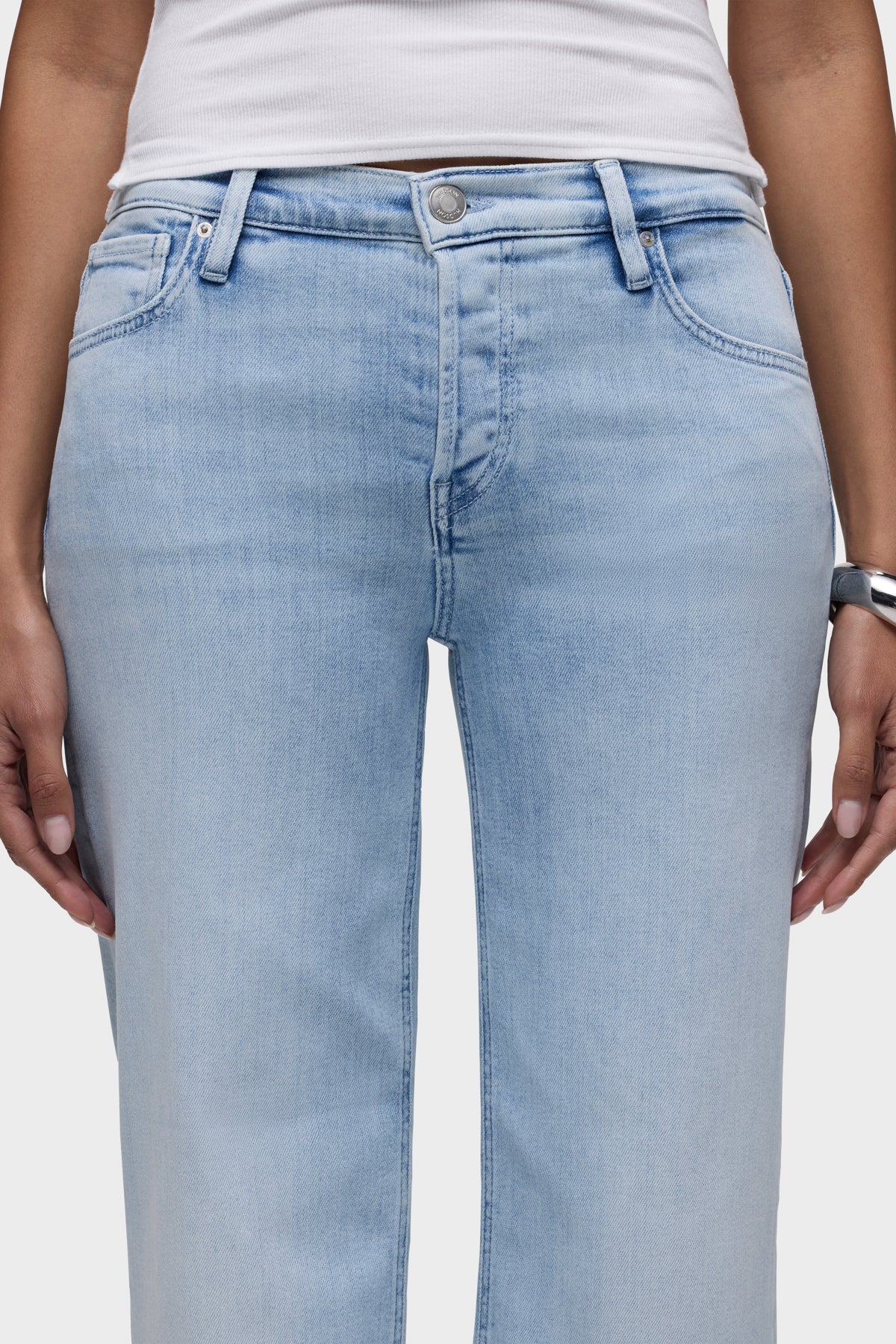 Rosie Covered Button Fly Wide Leg - Image 5