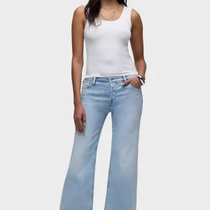 Rosie Covered Button Fly Wide Leg