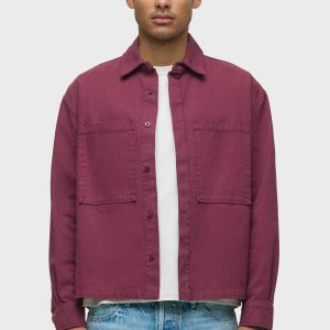 Relaxed Long Sleeve Overshirt
