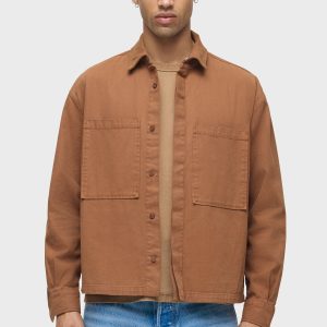 Relaxed Long Sleeve Overshirt