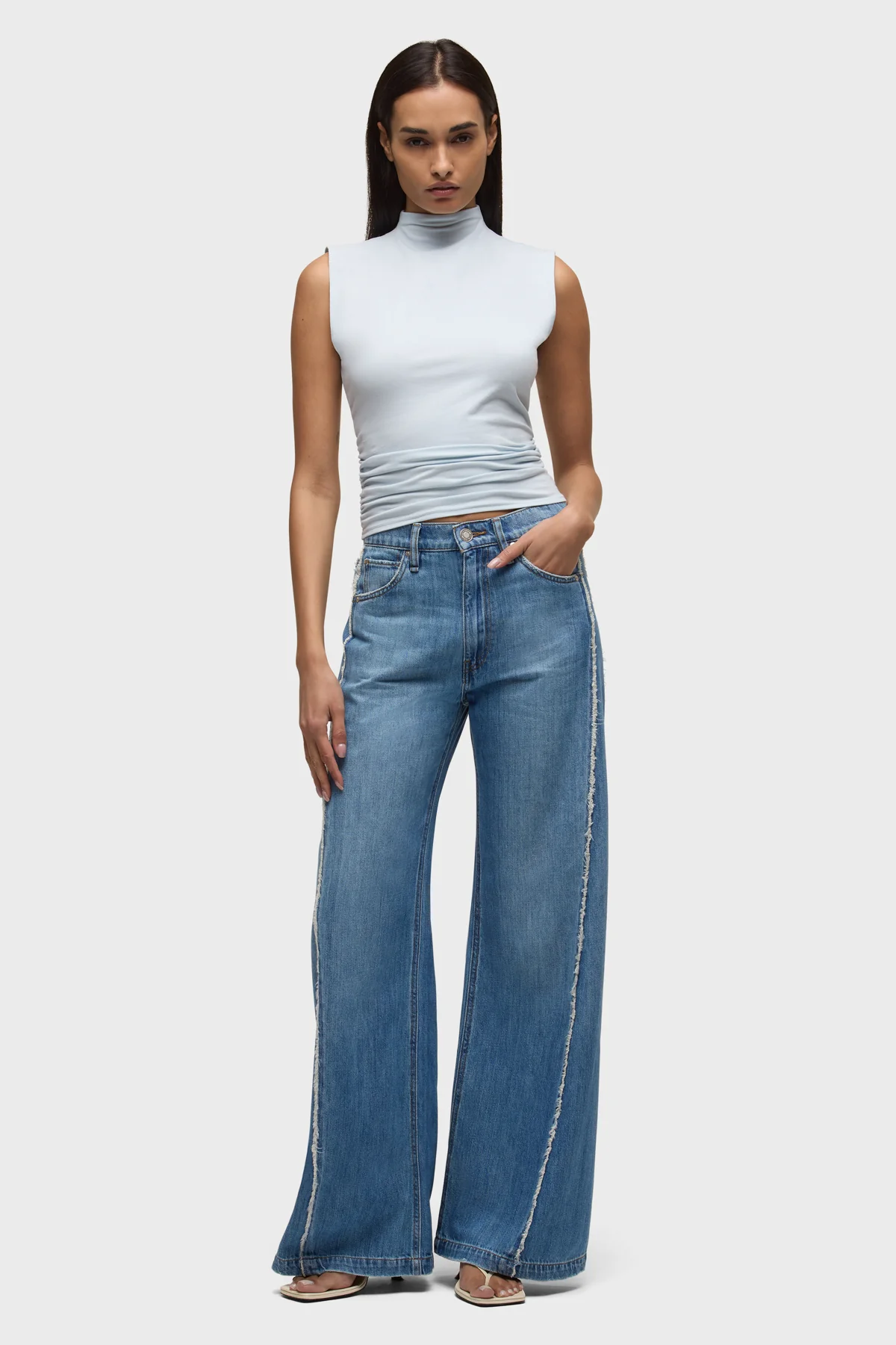 Tank With Side Seam Ruching - Image 5