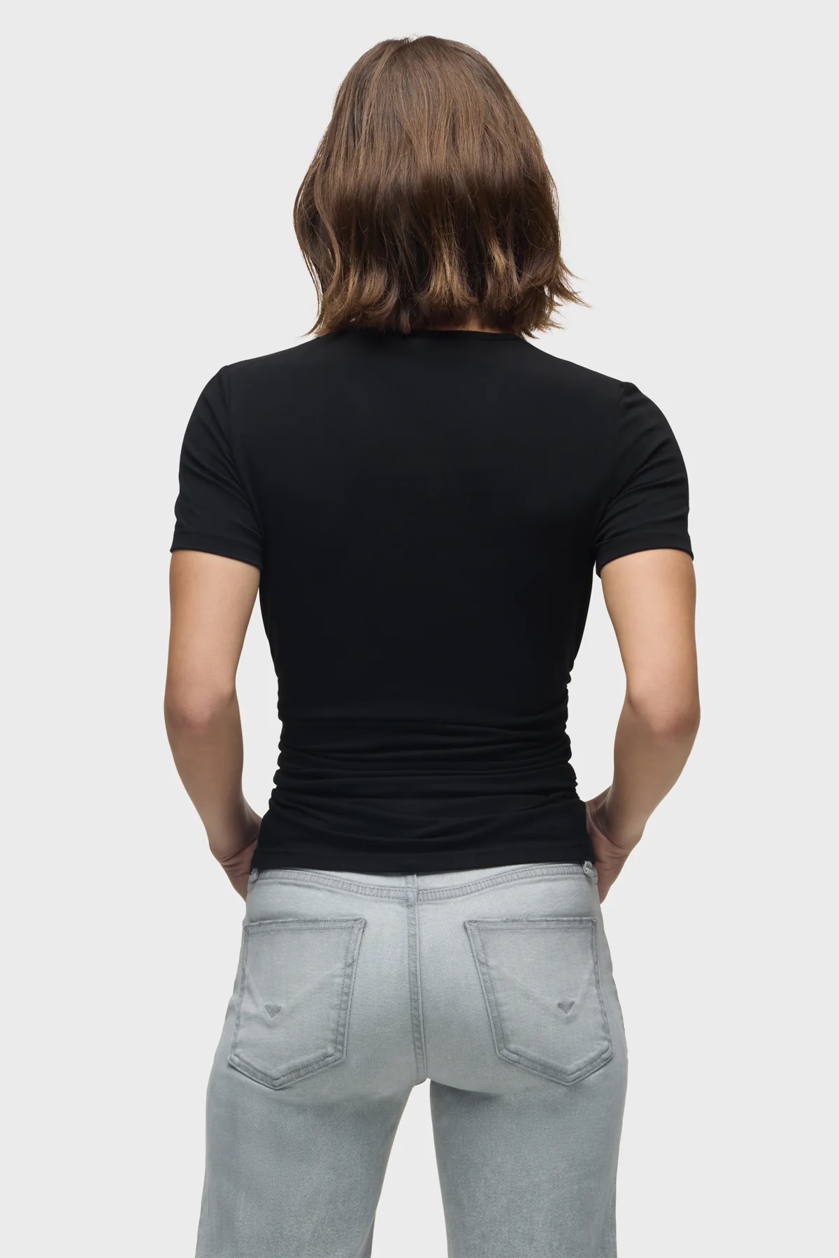 Ruched Crew Neck Top - Image 4