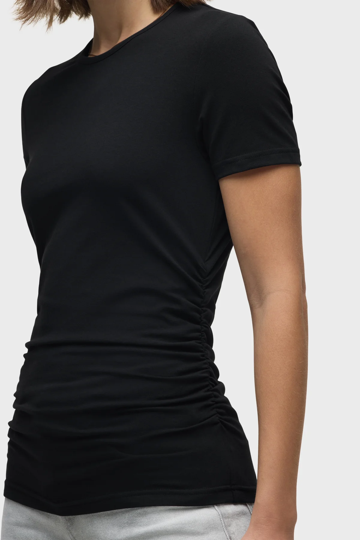 Ruched Crew Neck Top - Image 5