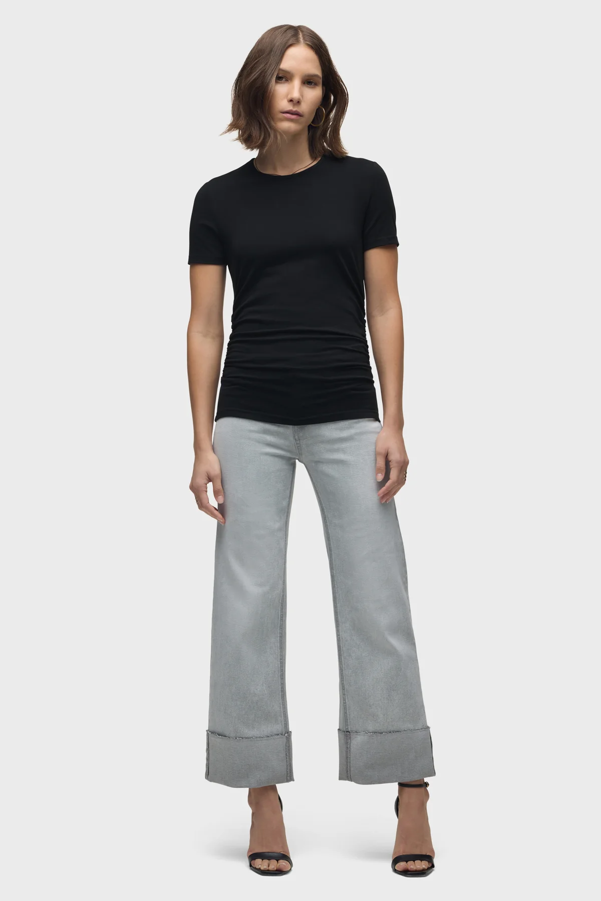 Ruched Crew Neck Top - Image 6