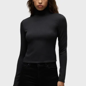 Mock Neck Long Sleeve Top