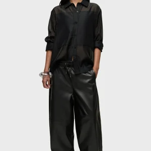 Vegan Leather Balloon Jogger