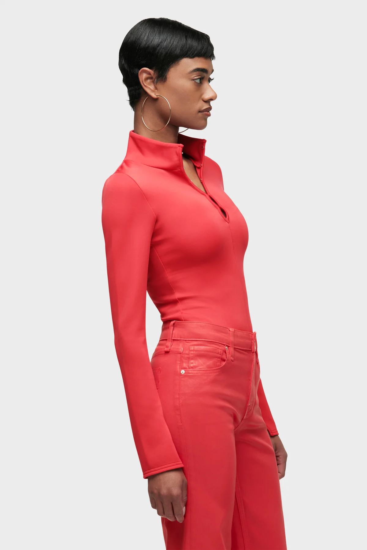 Long Sleeve Hook & Eye Bodysuit - Image 2