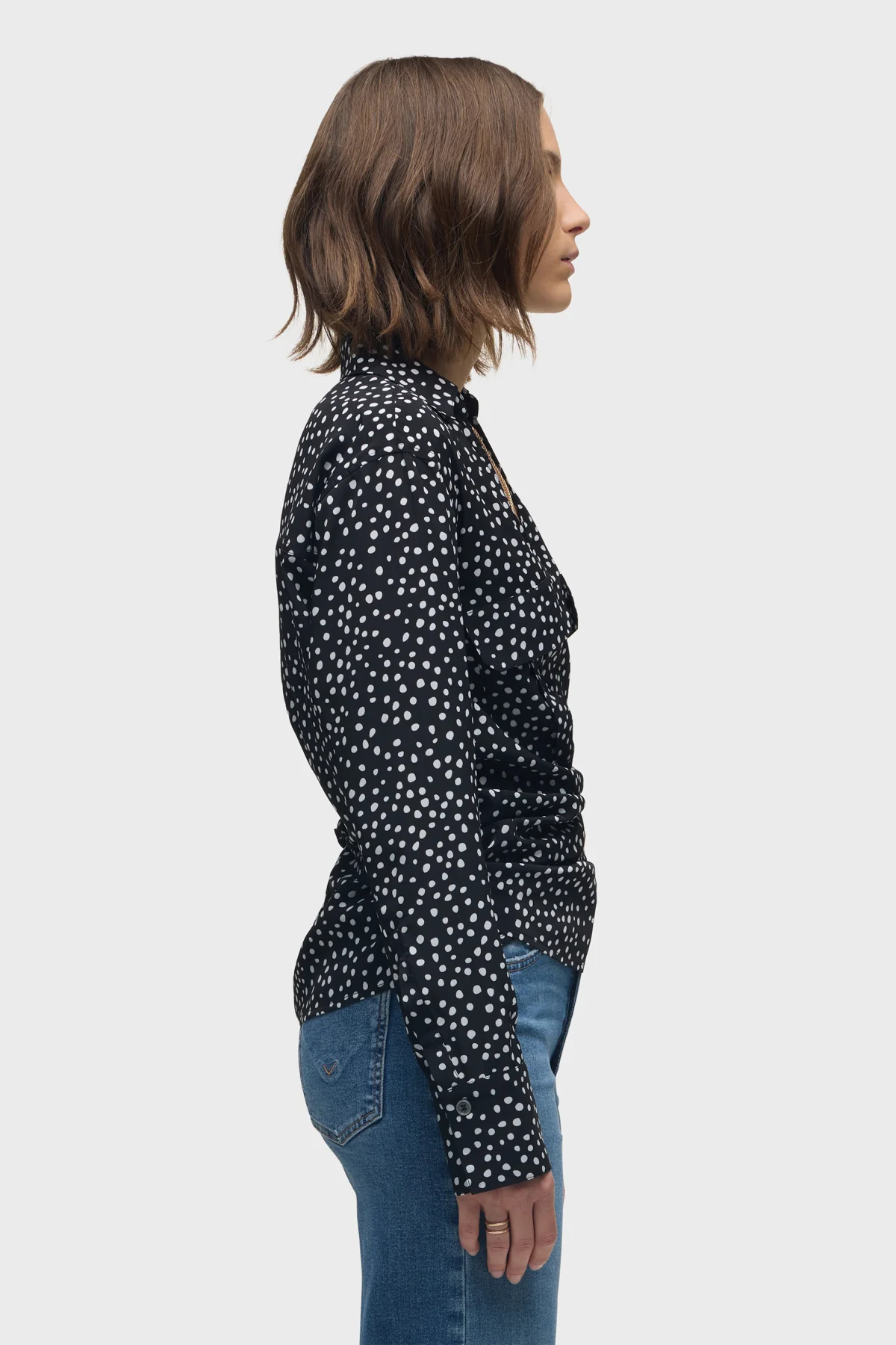 Long Sleeve Wrap Shirt - Image 2
