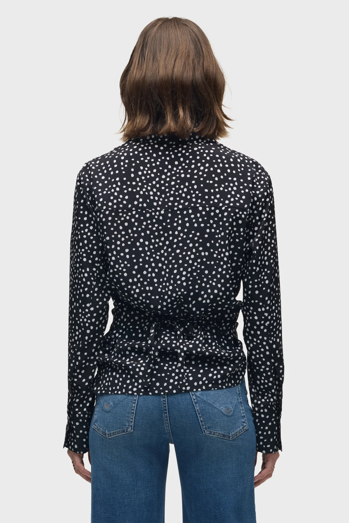 Long Sleeve Wrap Shirt - Image 3