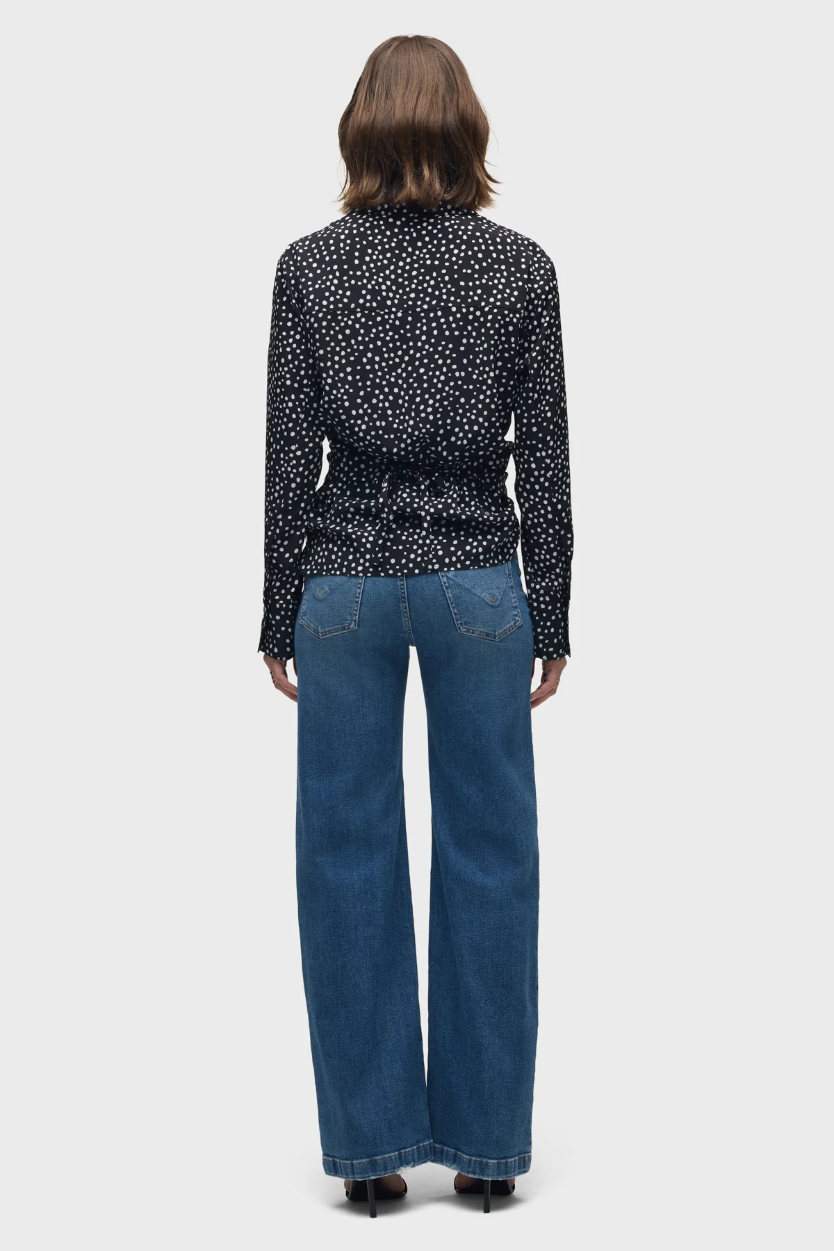 Long Sleeve Wrap Shirt - Image 7
