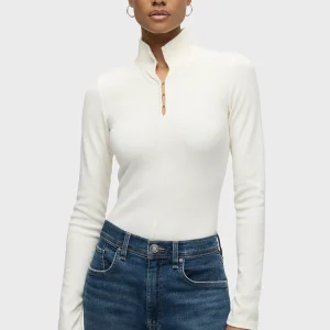Long Sleeve Hook & Eye Bodysuit