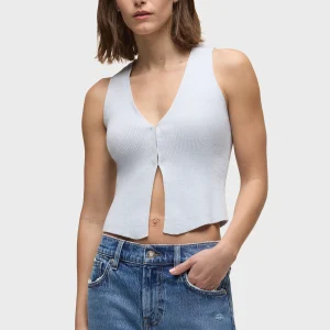 Sleeveless V-Neck Sweater