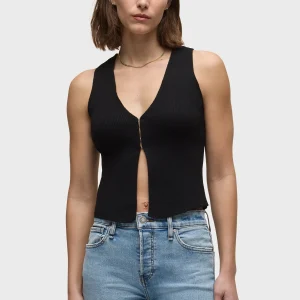 Sleeveless V-Neck Sweater