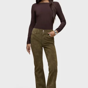 Dani Faux Suede Flare
