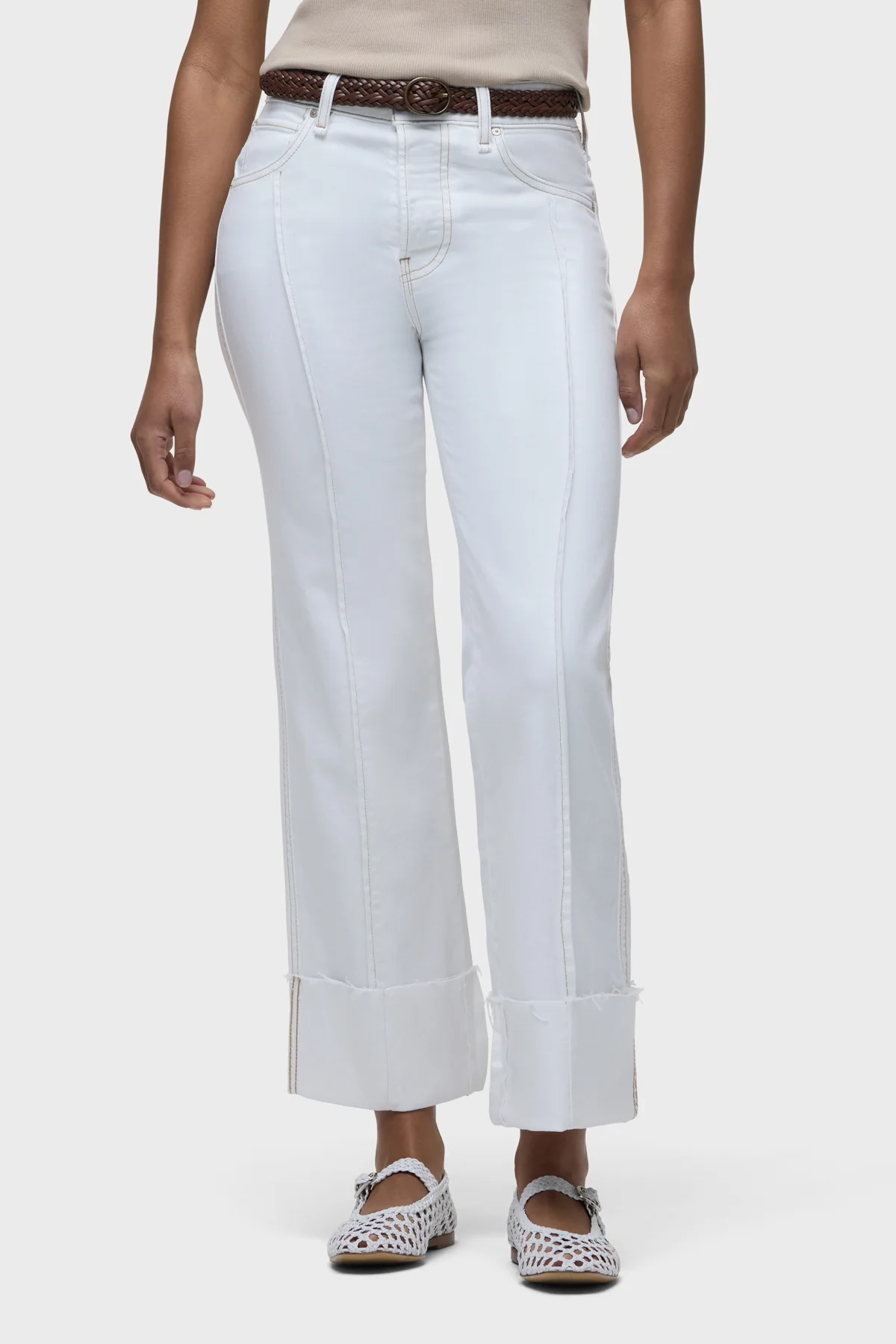 Rosie Pintucked Cuffed Wide Leg - Image 2