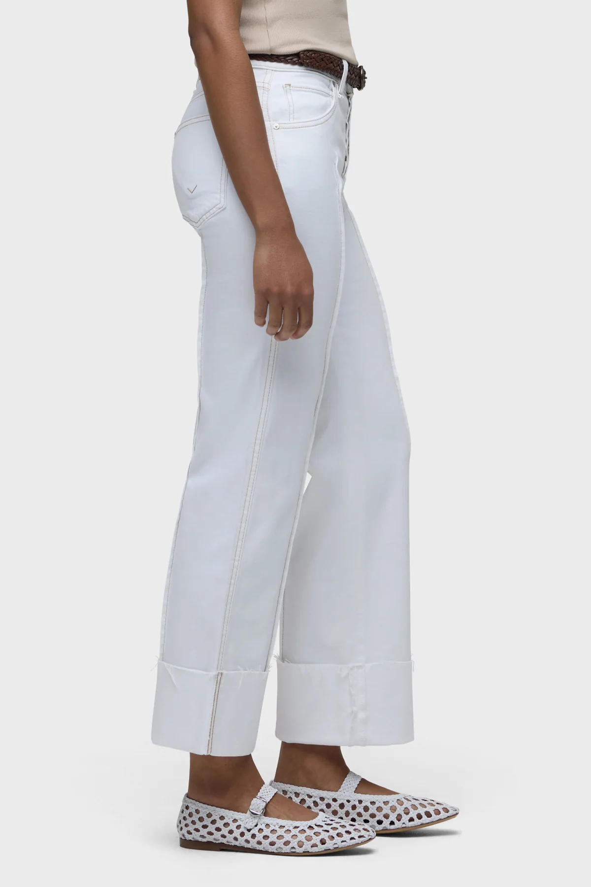 Rosie Pintucked Cuffed Wide Leg - Image 3
