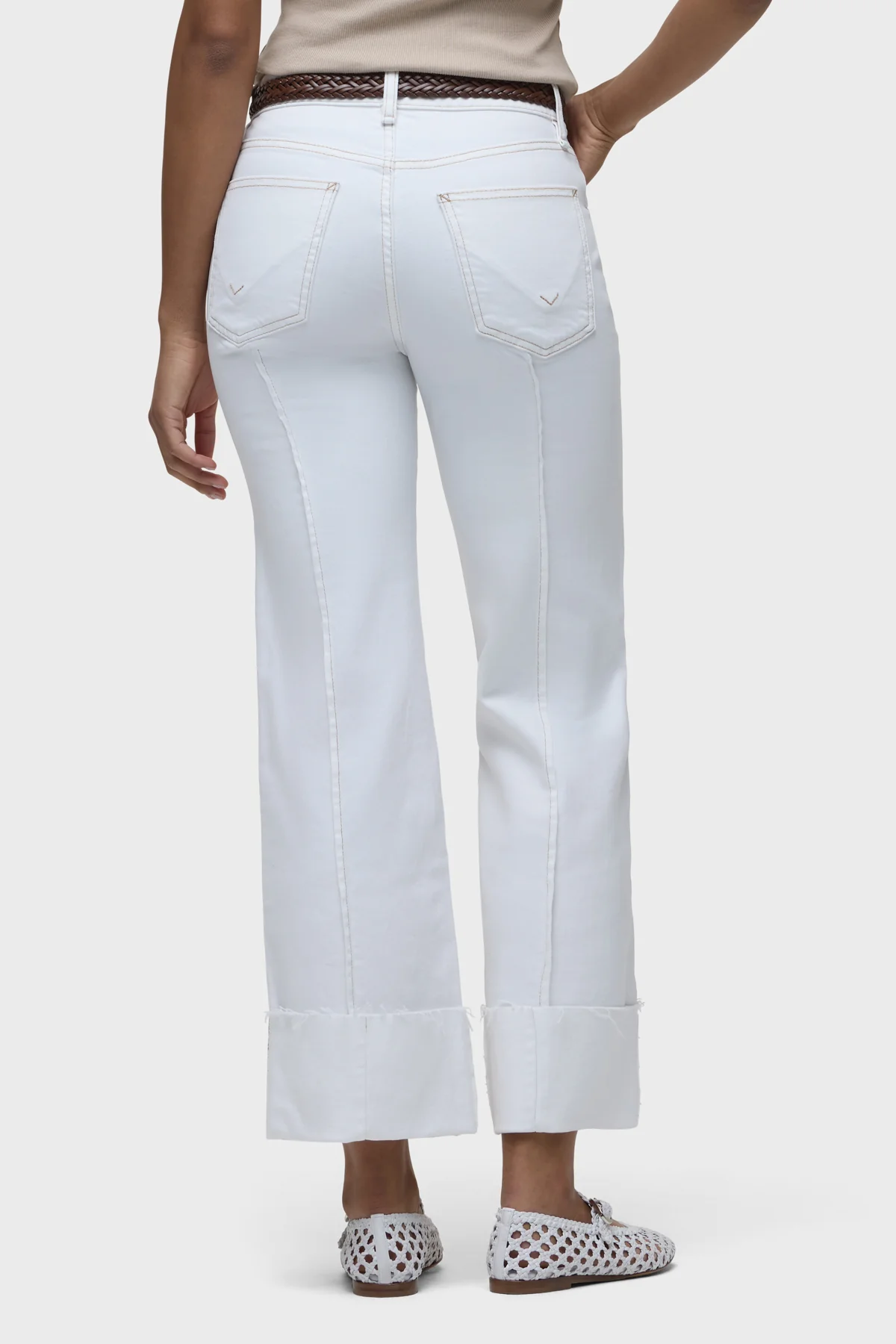 Rosie Pintucked Cuffed Wide Leg - Image 4