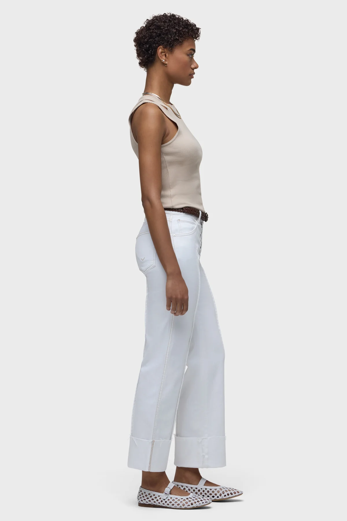Rosie Pintucked Cuffed Wide Leg - Image 7