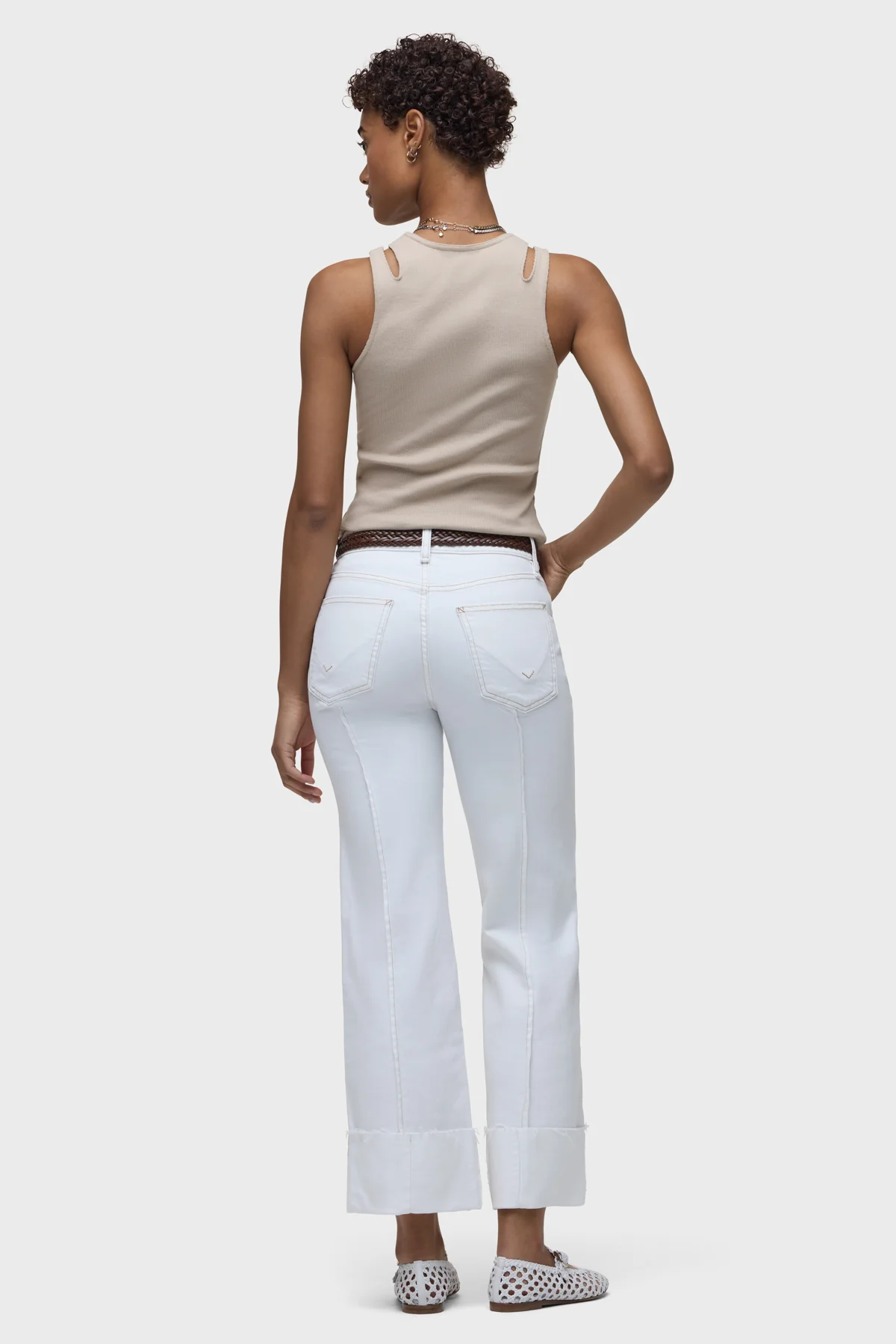 Rosie Pintucked Cuffed Wide Leg - Image 8