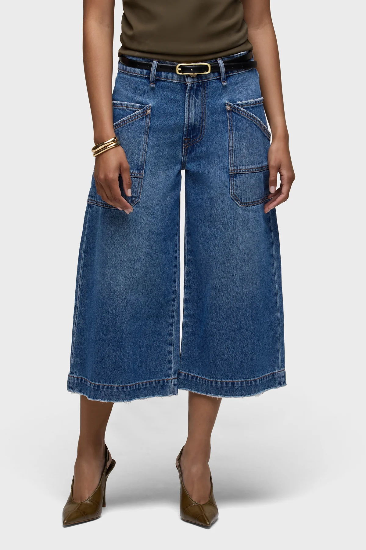 Noa Patch Pocket Relaxed Gaucho - Image 4