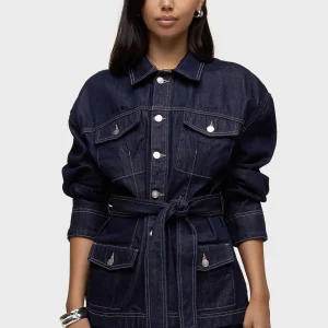 Anya Belted Denim Jacket