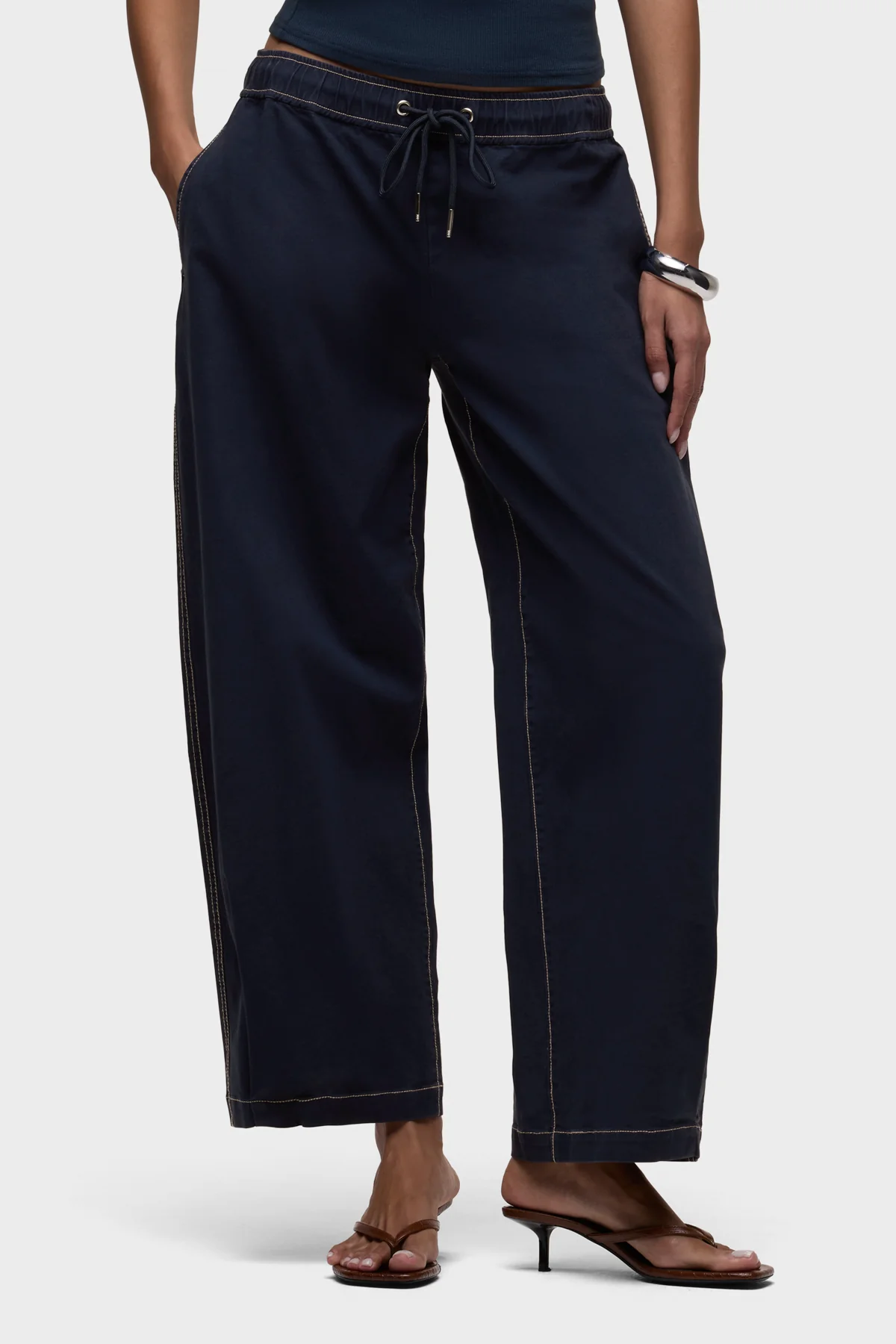 Drawstring Barrel Pant - Image 5